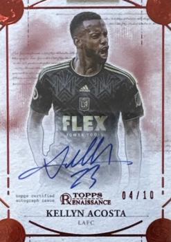 2022 Topps Renaissance MLS - Renaissance Engravement Autographs Ruby #EA-KA1 Kellyn Acosta Front