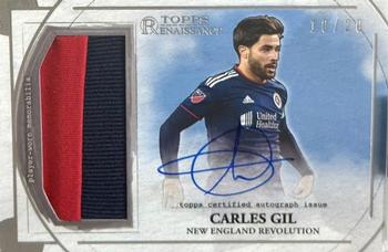 2022 Topps Renaissance MLS - Autographed Relics #AR-CG4 Carles Gil Front