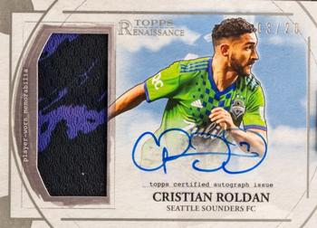 2022 Topps Renaissance MLS - Autographed Relics #AR-CR4 Cristian Roldan Front