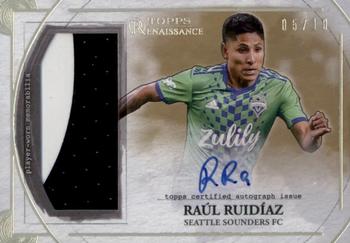 2022 Topps Renaissance MLS - Autographed Relics Gold #AR-RR2 Raul Ruidiaz Front