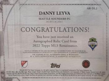2022 Topps Renaissance MLS - Autographed Relics Ruby #AR-DL2 Danny Leyva Back