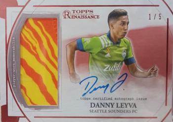 2022 Topps Renaissance MLS - Autographed Relics Ruby #AR-DL2 Danny Leyva Front