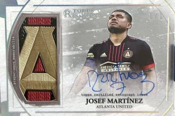 2022 Topps Renaissance MLS - Autographed Relics Platinum #AR-JM5 Josef Martínez Front