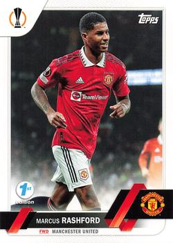 2022-23 Topps UEFA Club Competitions 1st Edition #7 Marcus Rashford Front