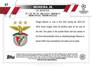 2022-23 Topps UEFA Club Competitions 1st Edition #37 Diego Moreira Jr. Back