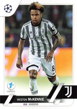2022-23 Topps UEFA Club Competitions 1st Edition #115 Weston McKennie Front