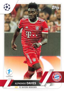 2022-23 Topps UEFA Club Competitions 1st Edition #162 Alphonso Davies Front