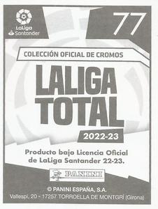 2022-23 Panini LaLiga Total #77 Marcos Alonso Back