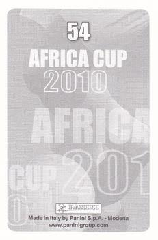 2010 Panini Africa Cup Stickers #54 Merouane Zemmama Back