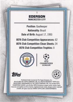 2022-23 Topps UEFA Club Competitions Superstars #1 Ederson Back