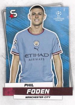 2022-23 Topps UEFA Club Competitions Superstars #5 Phil Foden Front