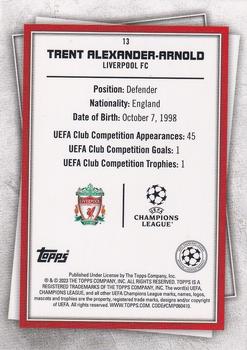 2022-23 Topps UEFA Club Competitions Superstars #13 Trent Alexander-Arnold Back