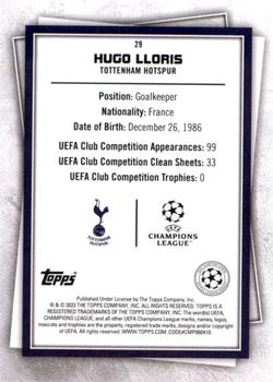 2022-23 Topps UEFA Club Competitions Superstars #29 Hugo Lloris Back