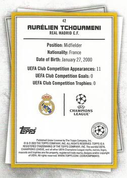 2022-23 Topps UEFA Club Competitions Superstars #42 Aurelien Tchouameni Back