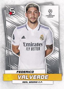 2022-23 Topps UEFA Club Competitions Superstars #44 Federico Valverde Front