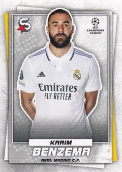 2022-23 Topps UEFA Club Competitions Superstars #46 Karim Benzema Front