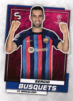2022-23 Topps UEFA Club Competitions Superstars #48 Sergio Busquets Front