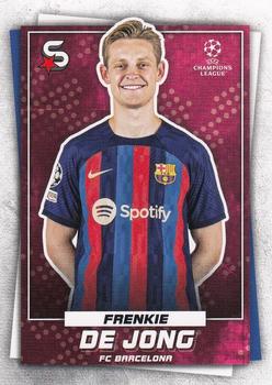 2022-23 Topps UEFA Club Competitions Superstars #52 Frenkie de Jong Front