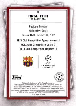 2022-23 Topps UEFA Club Competitions Superstars #55 Ansu Fati Back