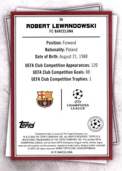 2022-23 Topps UEFA Club Competitions Superstars #56 Robert Lewandowski Back