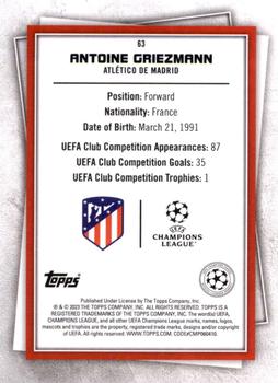 2022-23 Topps UEFA Club Competitions Superstars #63 Antoine Griezmann Back