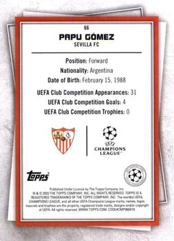 2022-23 Topps UEFA Club Competitions Superstars #66 Papu Gomez Back