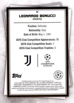 2022-23 Topps UEFA Club Competitions Superstars #86 Leonardo Bonucci Back