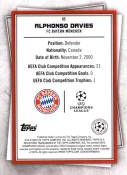 2022-23 Topps UEFA Club Competitions Superstars #95 Alphonso Davies Back