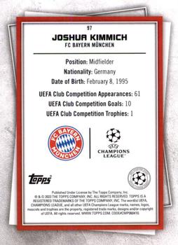 2022-23 Topps UEFA Club Competitions Superstars #97 Joshua Kimmich Back