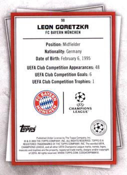 2022-23 Topps UEFA Club Competitions Superstars #98 Leon Goretzka Back