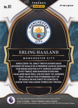 2022-23 Panini Select Premier League - Blue #61 Erling Haaland Back