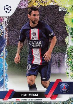 2022-23 Topps UEFA Club Competitions Carnaval Edition #1 Lionel Messi Front