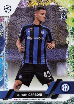 2022-23 Topps UEFA Club Competitions Carnaval Edition #6 Valentín Carboni Front