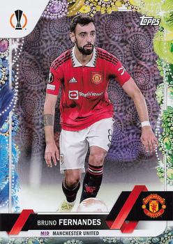 2022-23 Topps UEFA Club Competitions Carnaval Edition #8 Bruno Fernandes Front