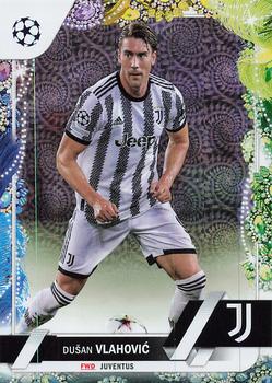2022-23 Topps UEFA Club Competitions Carnaval Edition #75 Dušan Vlahović Front