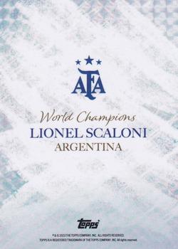 2023 Topps Argentina World Champions #NNO Lionel Scaloni Back