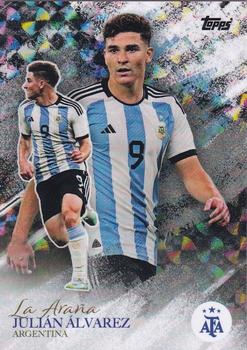 2023 Topps Argentina World Champions - Nicknames #NNO Julián Álvarez Front