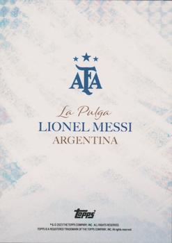 2023 Topps Argentina World Champions - Nicknames #NNO Lionel Messi Back