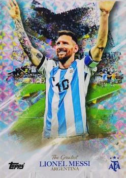 2023 Topps Argentina World Champions - The Greatest #NNO Lionel Messi Front