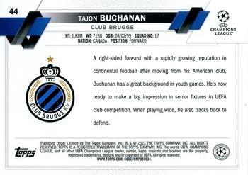 2022-23 Topps UEFA Club Competitions - Inferno Foil #44 Tajon Buchanan Back