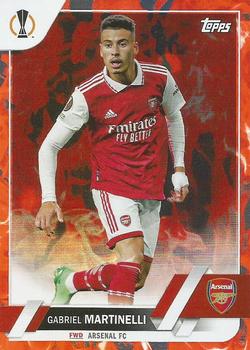 2022-23 Topps UEFA Club Competitions - Inferno Foil #57 Gabriel Martinelli Front