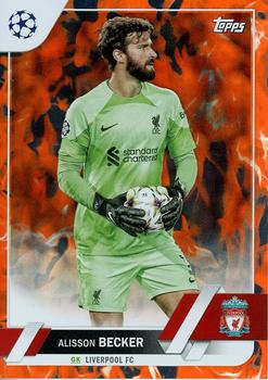 2022-23 Topps UEFA Club Competitions - Inferno Foil #74 Alisson Becker Front