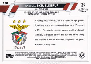 2022-23 Topps UEFA Club Competitions - Yellow Foil #170 Andreas Schjelderup Back
