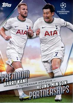 2022-23 Topps UEFA Club Competitions - Premium Partnerships #PP-1 Harry Kane / Heung-min Son Front