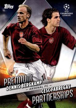 2022-23 Topps UEFA Club Competitions - Premium Partnerships #PP-6 Dennis Bergkamp / Cesc Fabregas Front