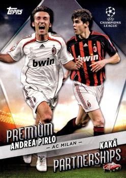 2022-23 Topps UEFA Club Competitions - Premium Partnerships #PP-11 Andrea Pirlo / Kaká Front