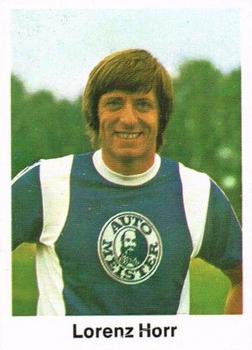 1976-77 Bergmann Fussball Stickers #153 Lorenz Horr Front