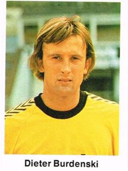 1976-77 Bergmann Fussball Stickers #208 Dieter Burdenski Front