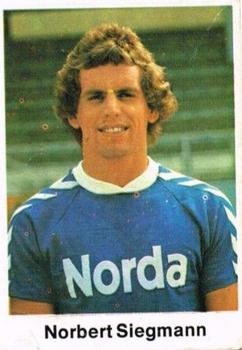 1976-77 Bergmann Fussball Stickers #227 Norbert Siegmann Front