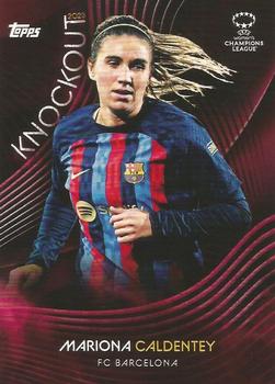 2023 Topps Knockout UEFA Women's Champions League #NNO Mariona Caldentey Front
